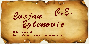 Cvejan Eglenović vizit kartica